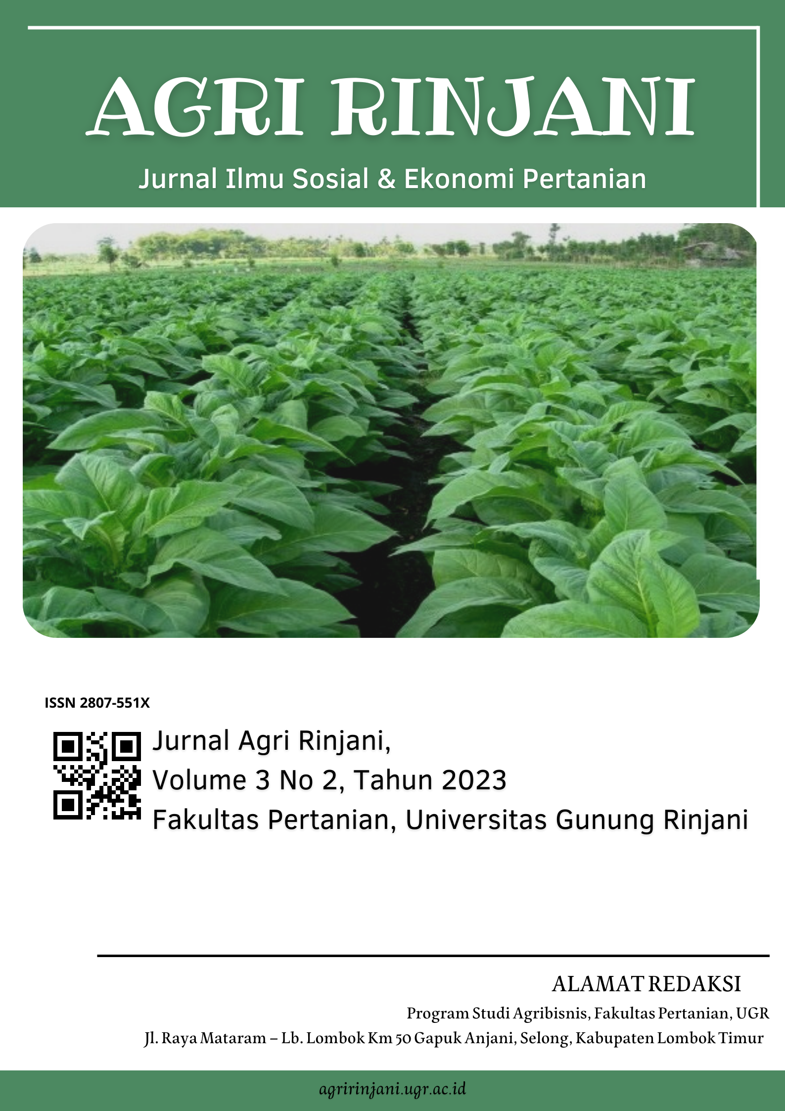 Sosial Ekonomi Pertanian Berbasis Potensi Wilayah